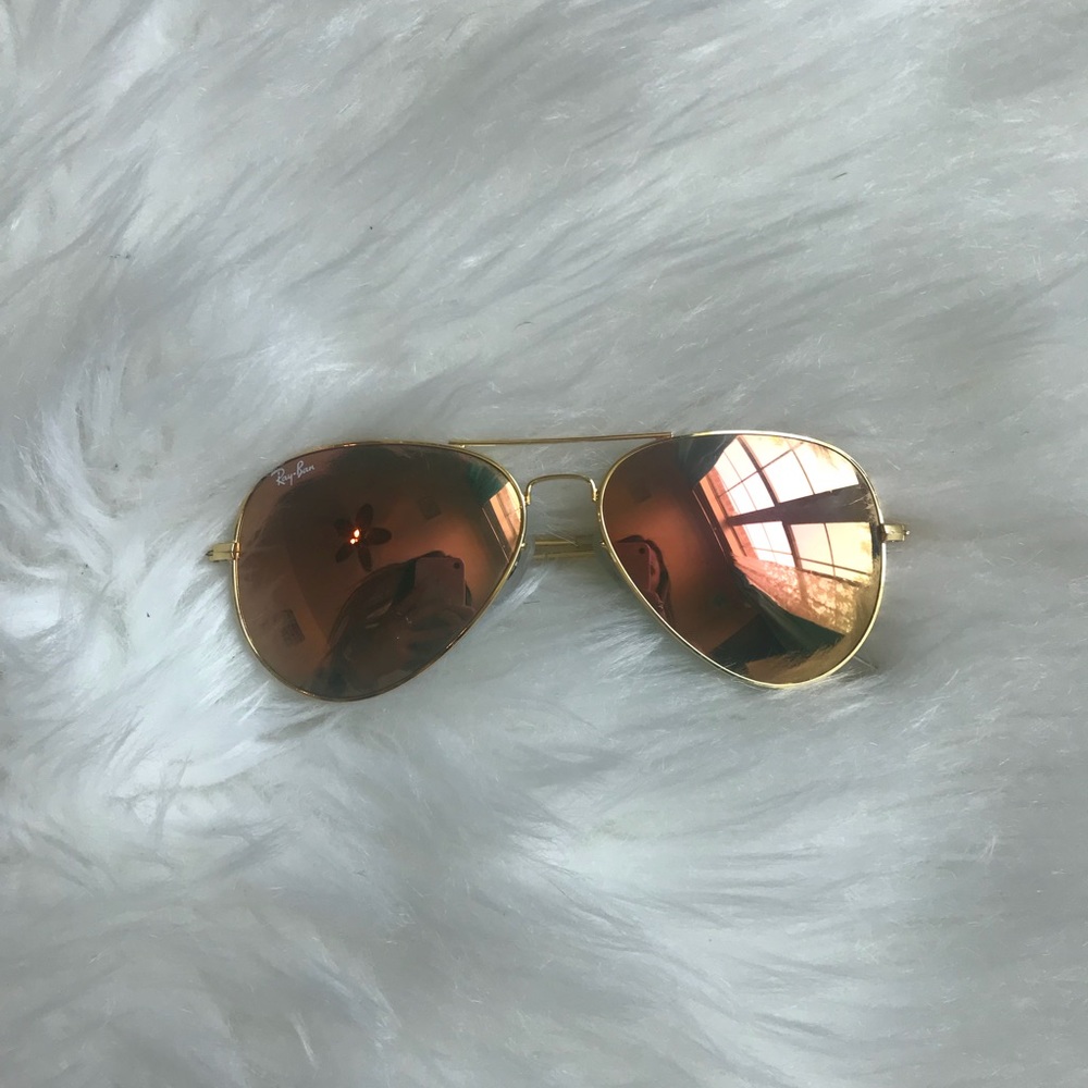 Pink raybans! Slightly used!